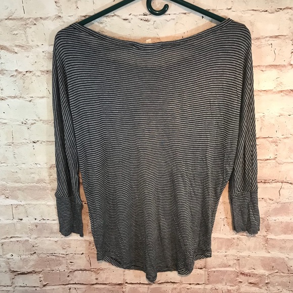 Soft Joie Sagittarius Striped Long Sleeve Blouse - Picture 4 of 7